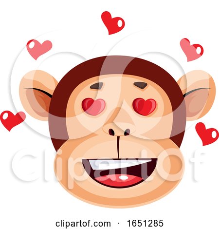Monkey in Love by Morphart Creations