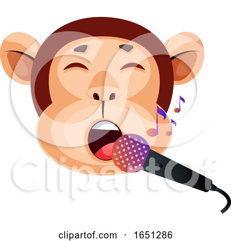 Monkey Is Singing by Morphart Creations