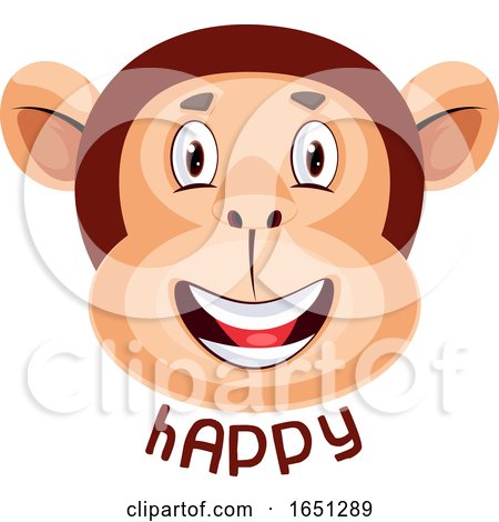 Monkey Is Feeling Happy by Morphart Creations