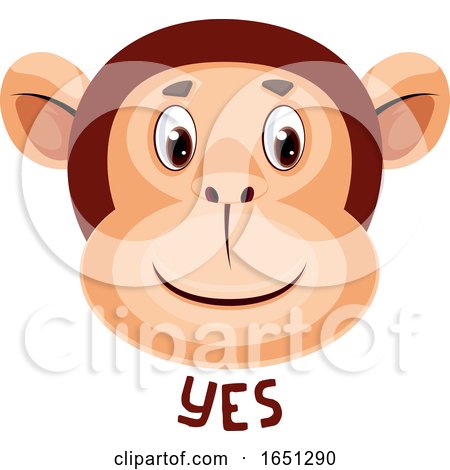 Monkey Is Saying Yes by Morphart Creations