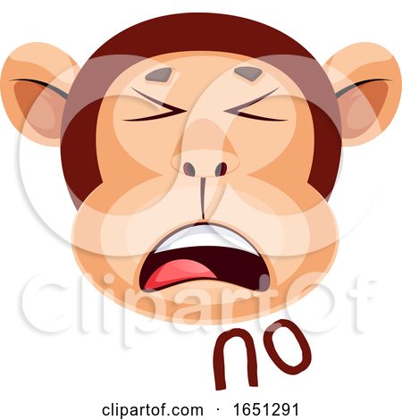 Monkey Is Saying No by Morphart Creations
