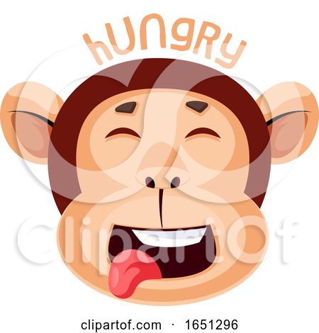 Monkey Is Feeling Hungry by Morphart Creations