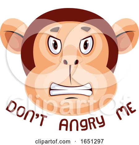 Monkey Is Feeling Angry by Morphart Creations