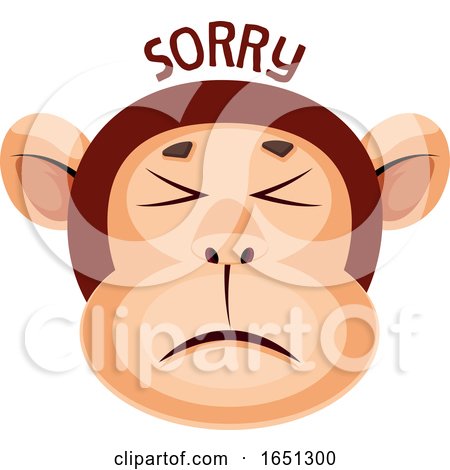 Monkey Is Feeling Sorry by Morphart Creations