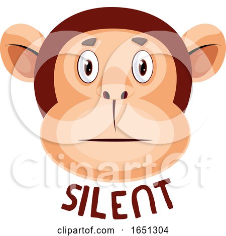 Monkey Is Silent by Morphart Creations