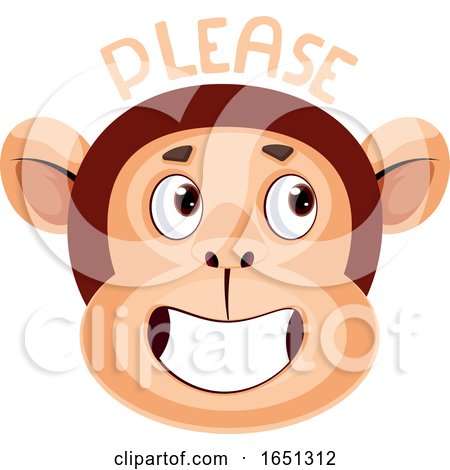 Monkey Is Saying Please by Morphart Creations