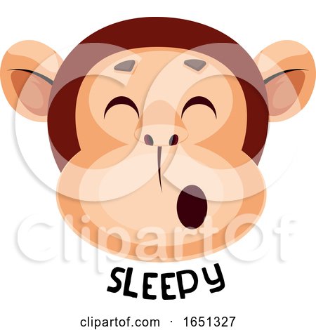 Monkey Is Feeling Sleepy by Morphart Creations