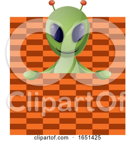 Green Extraterrestrial Alien in a Box by Morphart Creations