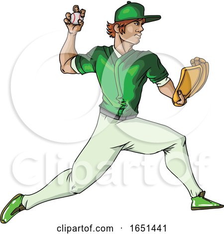 Baseball Player Throws the Ball by Morphart Creations