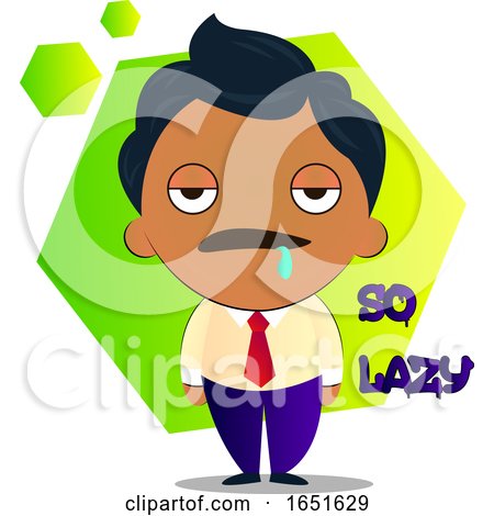 Business Man Feeling Lazy by Morphart Creations