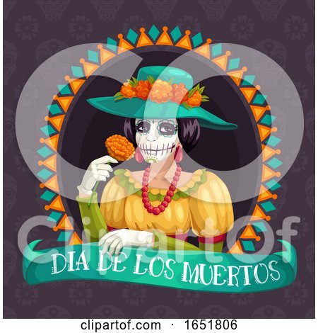 Dia De Los Muertos Day of the Dead Design by Vector Tradition SM