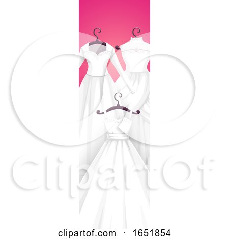 Wedding Gown Banner by Vector Tradition SM