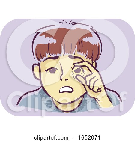 Boy Symptom Yellow Skin and Eyes Illustration by BNP Design Studio