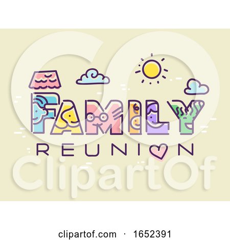Family Reunion Illustration by BNP Design Studio