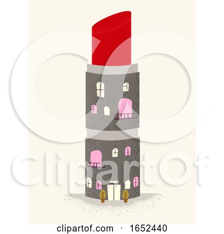 Lipstick Building Illustration by BNP Design Studio