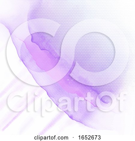 Purple Watercolour Texture with Halftone Dots by KJ Pargeter