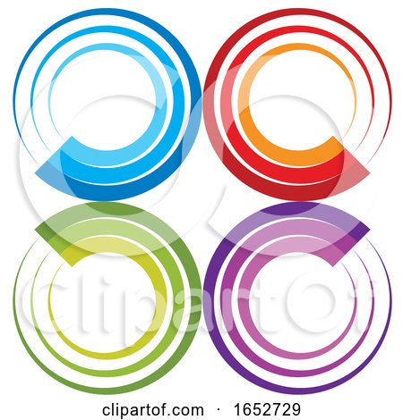 Design of Colorful Circles by Lal Perera