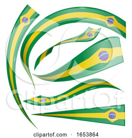 Brazilian Flag Banners by Domenico Condello