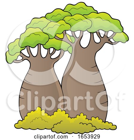 African Baobab Trees by visekart
