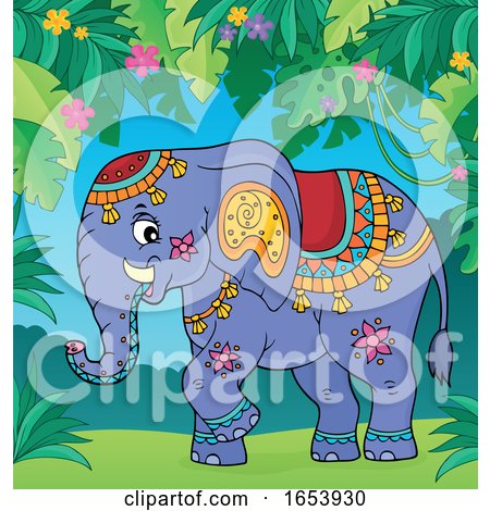 Cute Indian Elephant by visekart