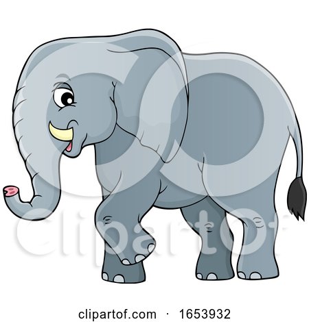 Cute Elephant by visekart