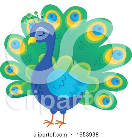 Cute Peacock Bird by visekart