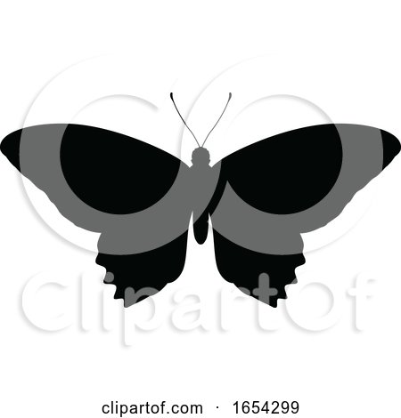 Butterfly Insect Animal Silhouette by AtStockIllustration