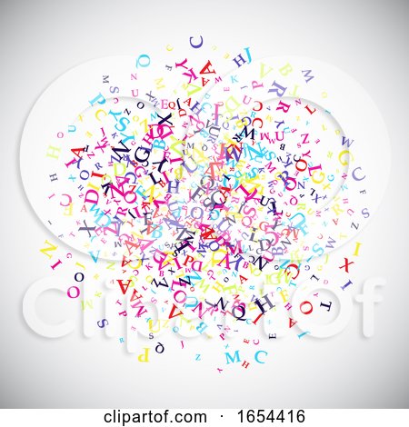 Abstract Letters Background by KJ Pargeter