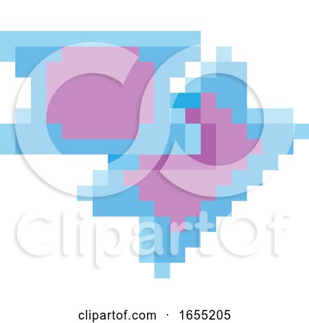 Tickets Pixel 8 Bit Video Game Art Icon by AtStockIllustration