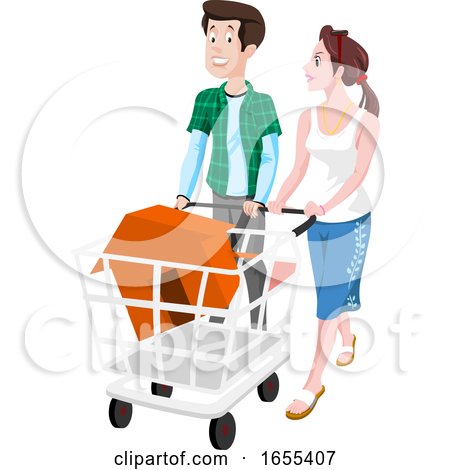 Couple Buying a House by Morphart Creations