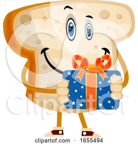 Gift Bread Illustration Vector by Morphart Creations