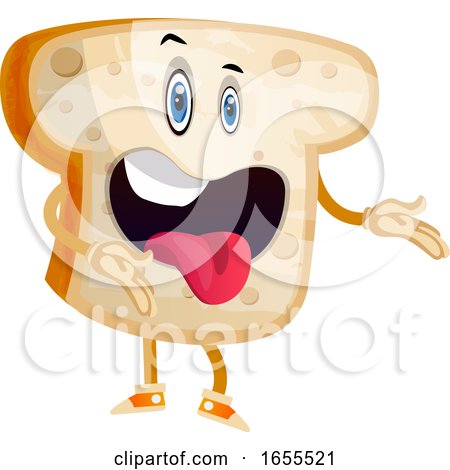 Crazy Bread Illustration Vector by Morphart Creations