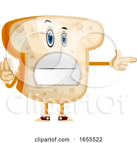 Stop Bread Illustration Vector by Morphart Creations