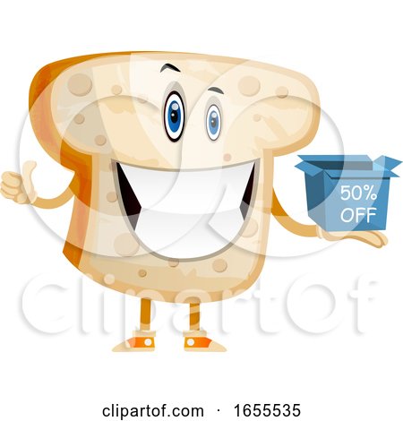 Toast on Sale Illustration Vector by Morphart Creations