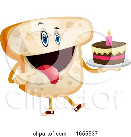Sweet Toast Illustration Vector by Morphart Creations