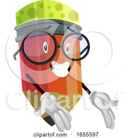 Pencil Looks Confused Illustration Vector by Morphart Creations