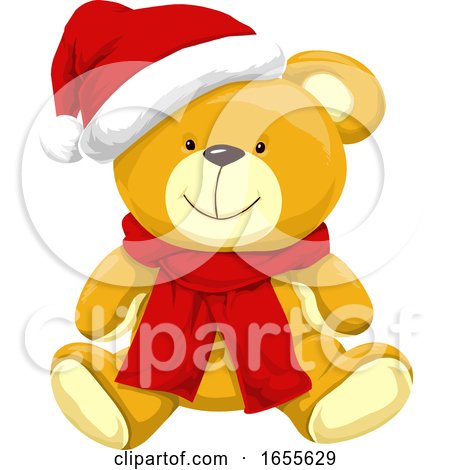 Christmas Teddy Bear by Morphart Creations