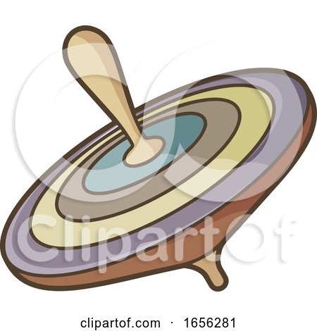 Toy Spinner Top by Any Vector