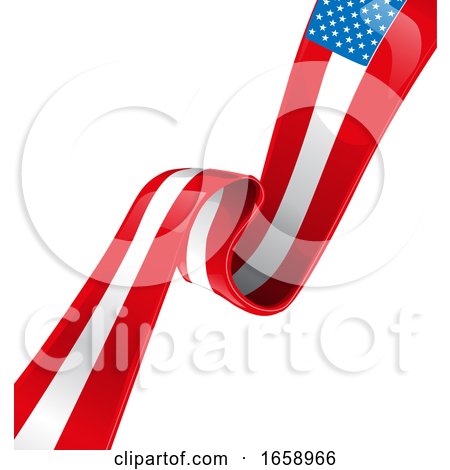 American Flag Background by Domenico Condello
