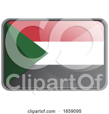 Vector Illustration of Sudan Flag by Morphart Creations