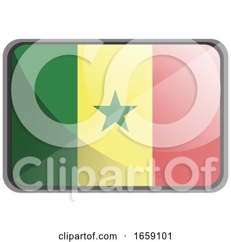 Vector Illustration of Senegal Flag by Morphart Creations