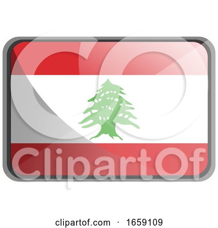 Vector Illustration of Lebanon Flag by Morphart Creations