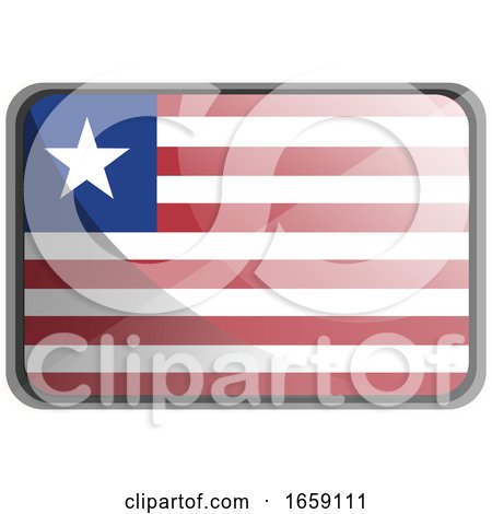 Vector Illustration of Liberia Flag by Morphart Creations