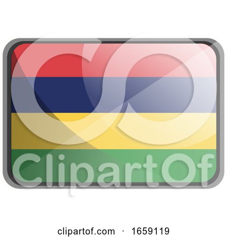 Vector Illustration of Mauritius Flag by Morphart Creations