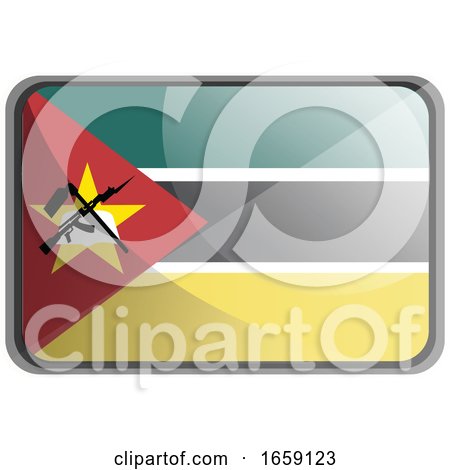 Vector Illustration of Mozambique Flag by Morphart Creations