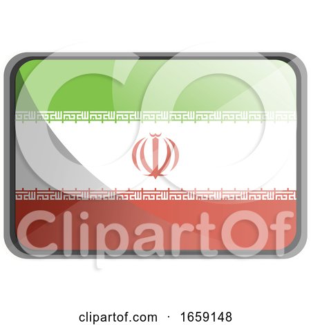 Vector Illustration of Iran Flag by Morphart Creations