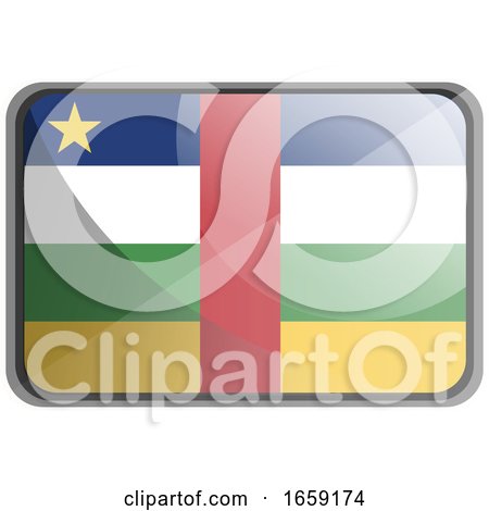 Vector Illustration of Central African Republic Flag by Morphart Creations