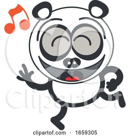 Cartoon Dancing Panda by Zooco