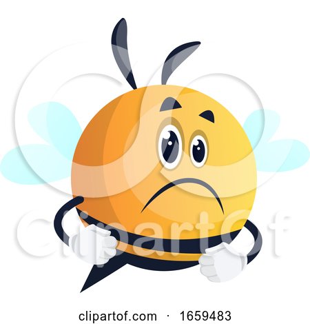 Sad and Upset Bee by Morphart Creations