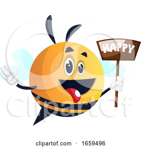 Happy Bee by Morphart Creations
